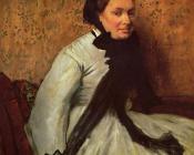 埃德加 德加 : Portrait of a Lady in Grey